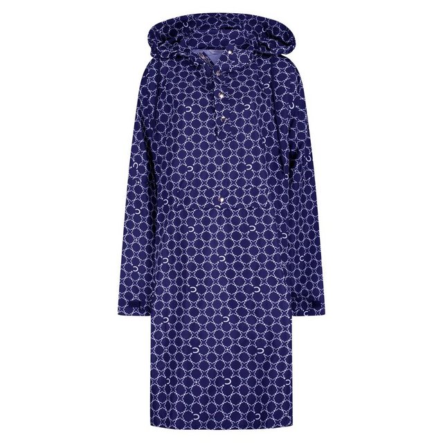 Codello Poncho Regenponcho mit Logo-Print Gestreift günstig online kaufen