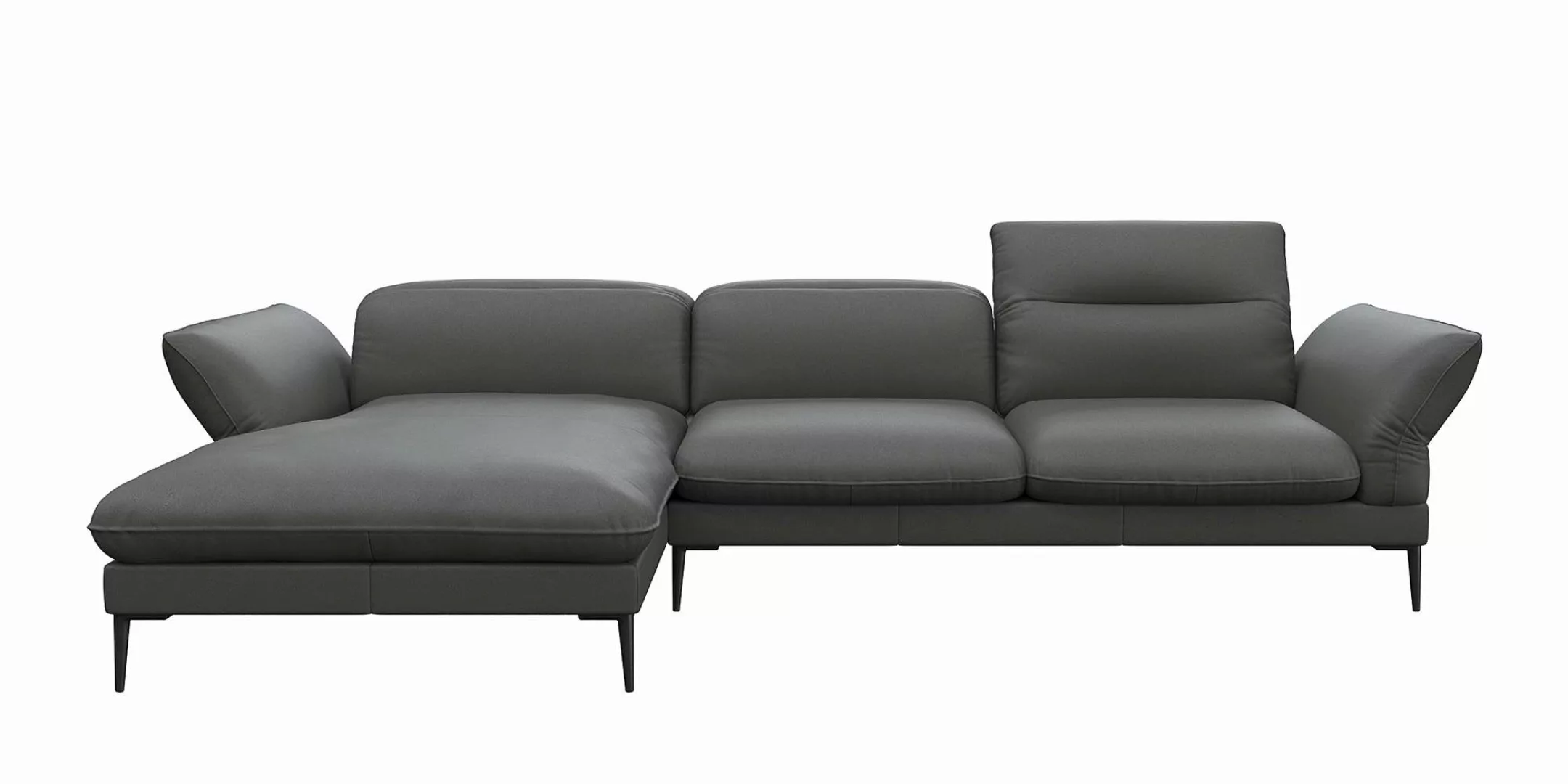 FLEXLUX Ecksofa "Salino, Funktionssofa mit Recamiere, Relaxsofa, Ecksofa", günstig online kaufen