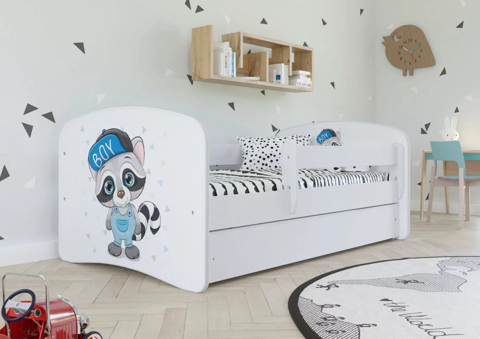 Bjird Kinderbett Babydream 180x80 cm 160x80 cm 140x70 cm (optional mit Matr günstig online kaufen