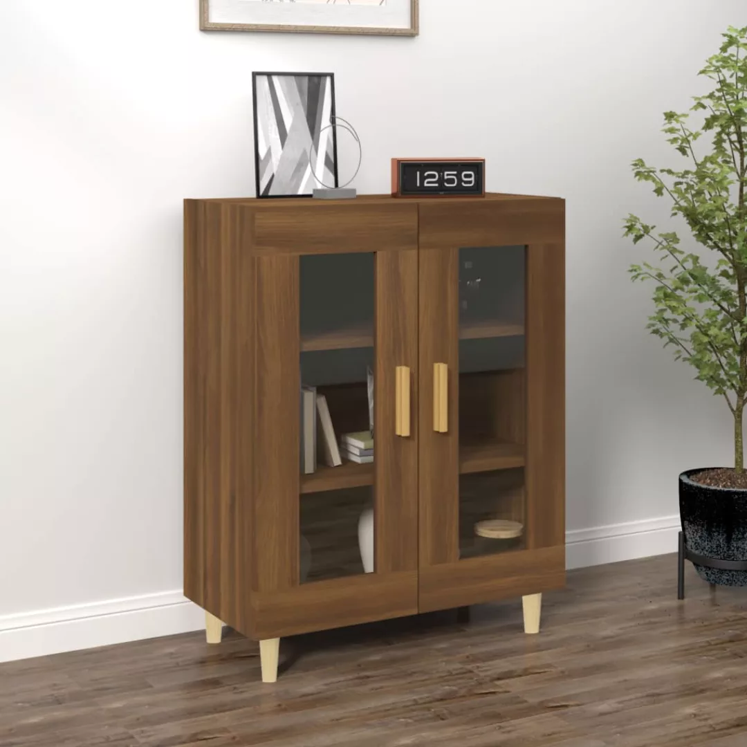 Vidaxl Sideboard Braun Eichen-optik 69,5x34x90 Cm Holzwerkstoff günstig online kaufen