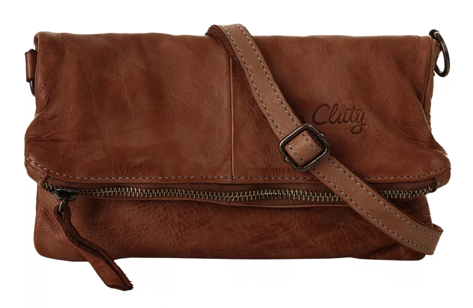 Cluty Abendtasche, echt Leder, Made in Italy günstig online kaufen