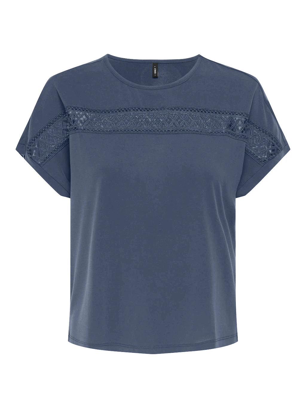 ONLY Kurzarmshirt "ONLFREE LIFE S/S LACE PANEL TOP JRS" günstig online kaufen