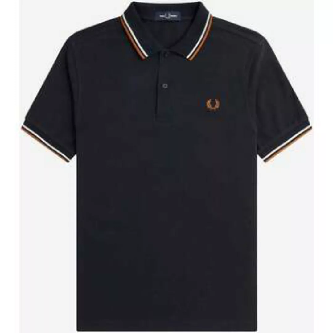 Fred Perry  T-Shirts & Poloshirts -Hemd mit zwei Spitzen – Navy Ecru NTflak günstig online kaufen