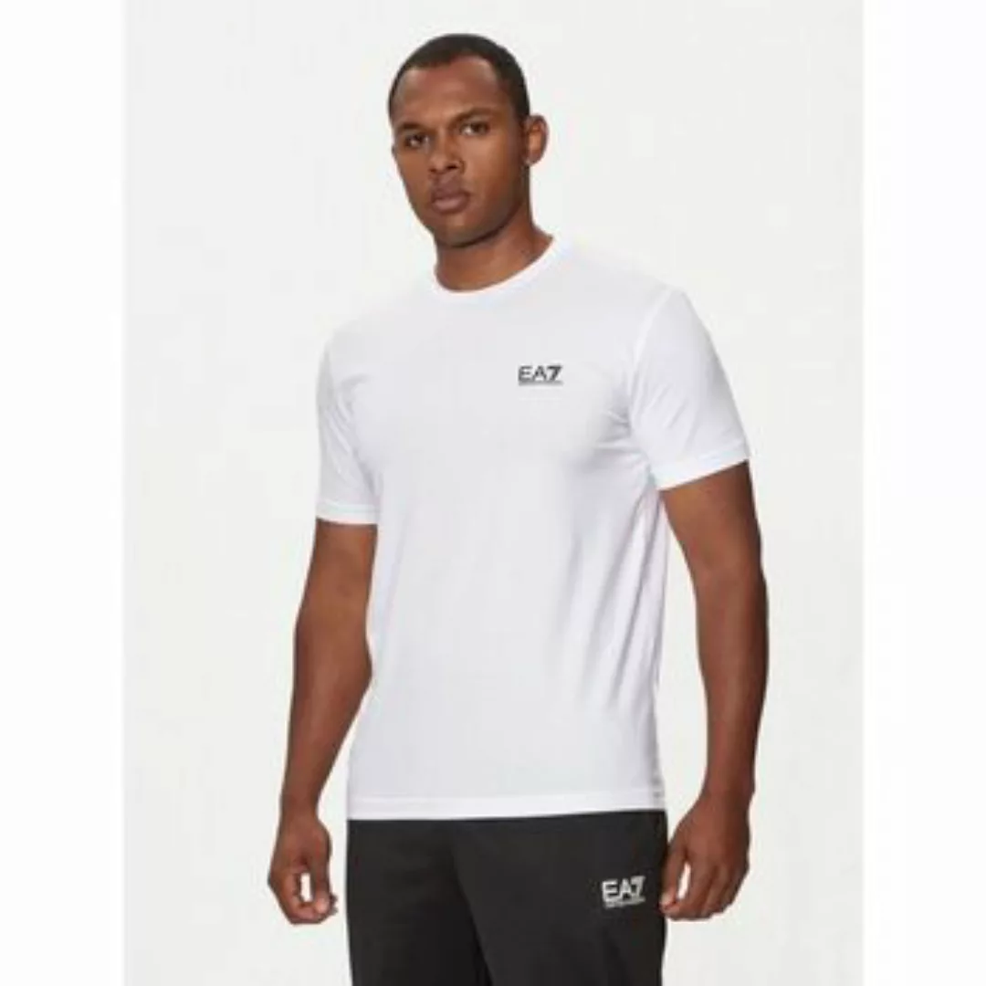 Emporio Armani EA7  T-Shirts & Poloshirts 8NPT26 PJVQZ CORE ID-1100 WHITE günstig online kaufen