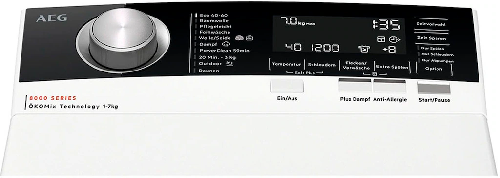 AEG Waschmaschine Toplader »LTR8A80370«, 8000, LTR8A80370, 6 kg, 1300 U/min günstig online kaufen