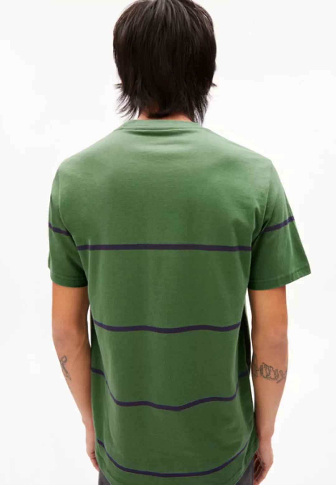 Aado Stripes - Herren T-shirt Aus Bio-baumwolle günstig online kaufen