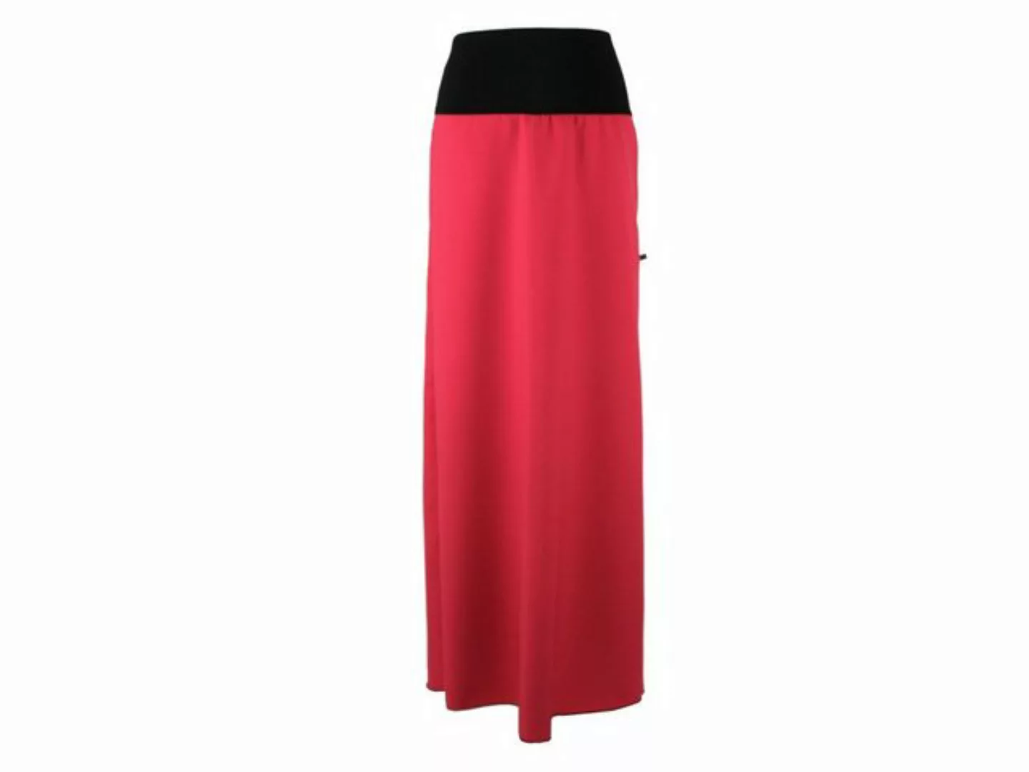dunkle design Maxirock Kostümstoff 112cm Pink Schwarz Grau Bund aus Jersey günstig online kaufen