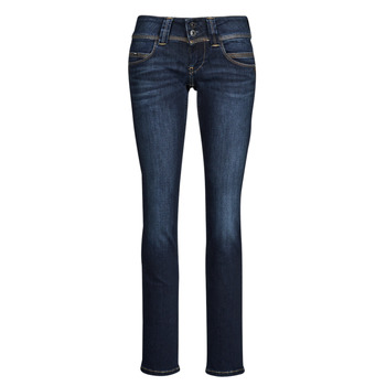 Pepe Jeans Damen Jeans Venus - Regular Fit - Blau - Blue Black Wiser günstig online kaufen