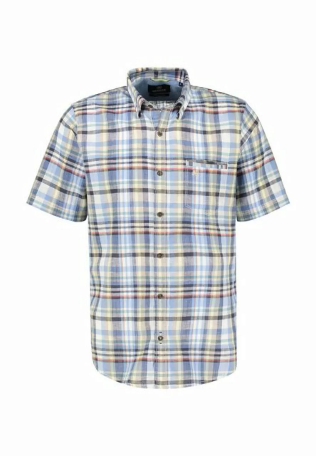 LERROS Kurzarmhemd "LERROS Halbarmhemd *Poplin Check*" günstig online kaufen