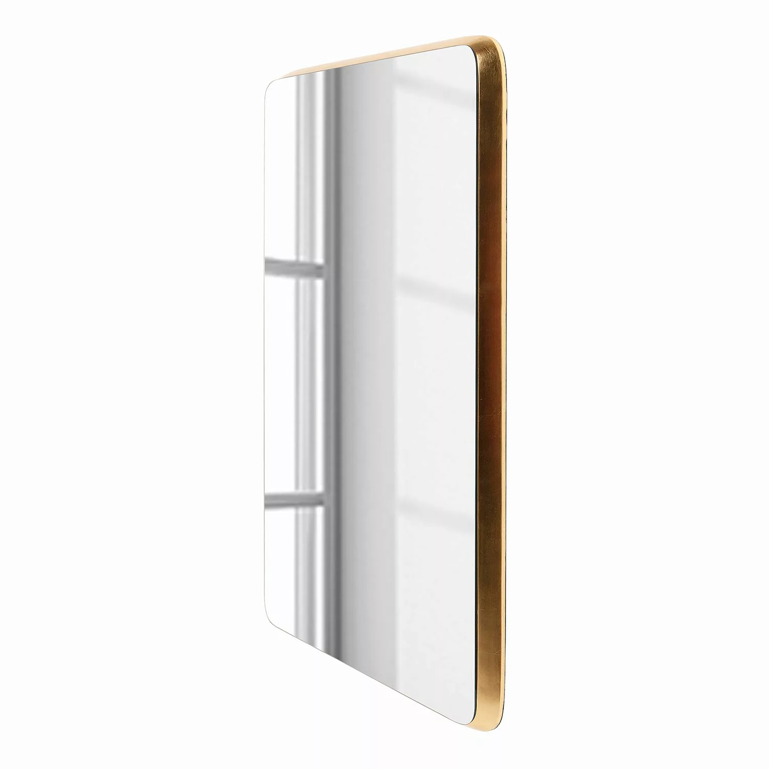 home24 Kare Design Spiegel Jet Gold Glamour MDF 64x94x3.5 cm (BxHxT) günstig online kaufen