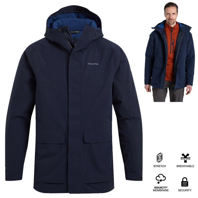 Craghoppers Hardshelljacke Craghoppers - wasserdichte gefüttertete Jacke Lo günstig online kaufen