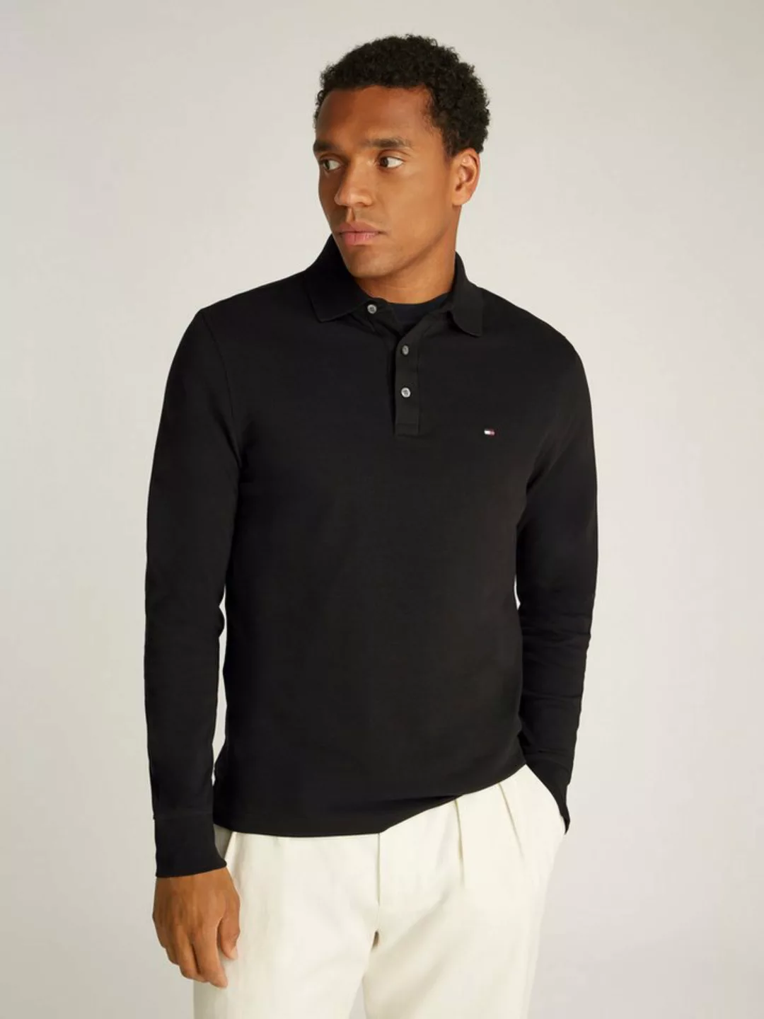 Tommy Hilfiger Langarm-Poloshirt 1985 SLIM LS POLO günstig online kaufen