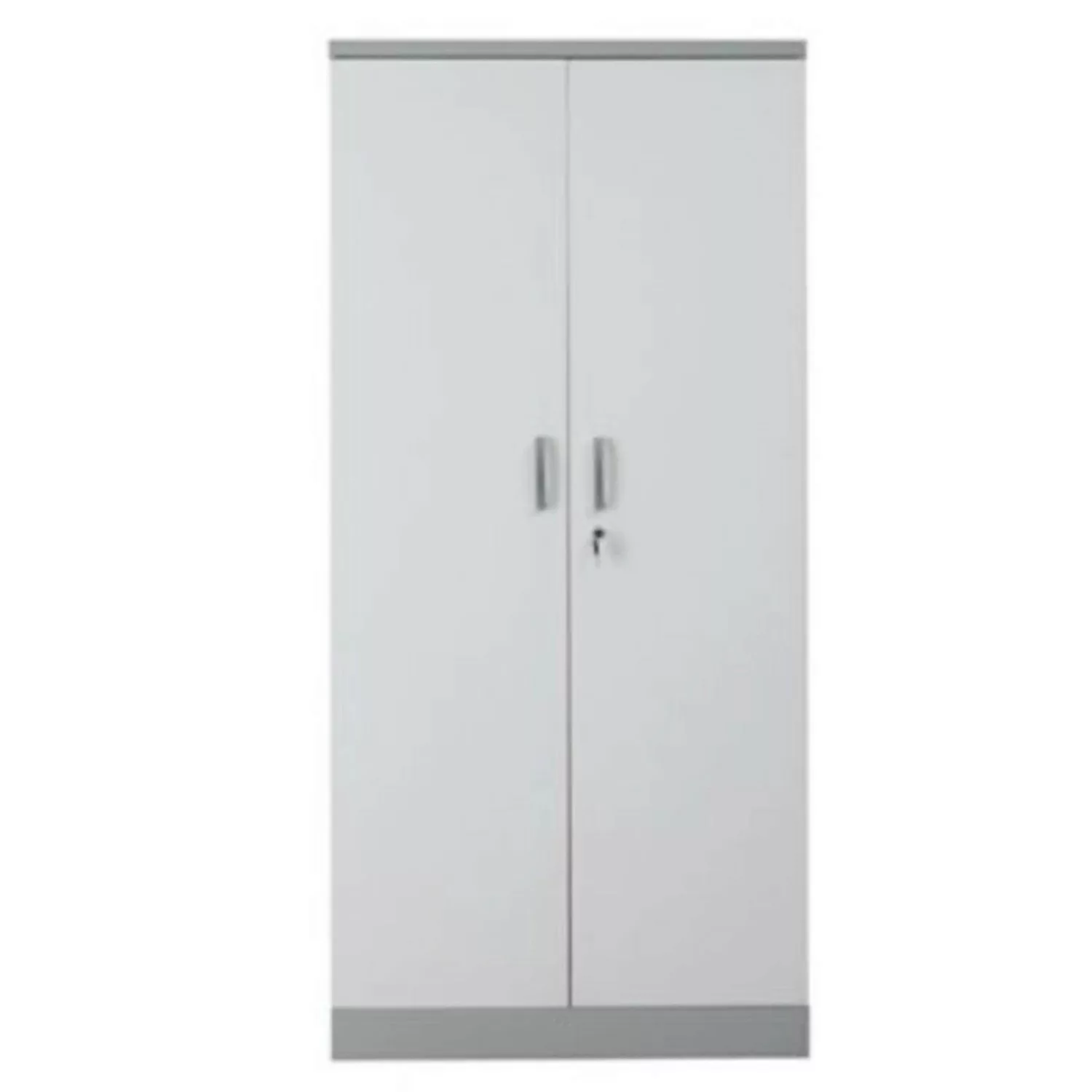 PROREGAL Aktenschrank Beetle 4 Fachböden HxBxT 195 x 92 x 42 cm Grau & Weiß günstig online kaufen