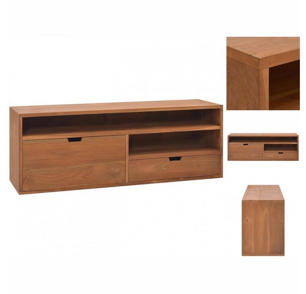 vidaXL TV-Schrank TV-Schrank 110x30x40 cm Massivholz Teak Lowboard günstig online kaufen