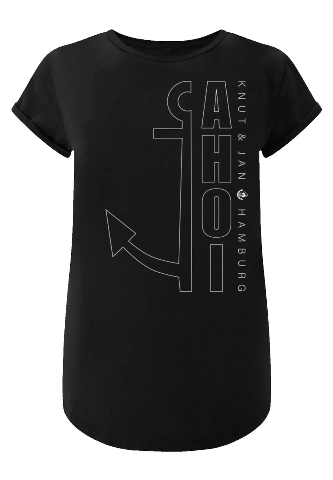 F4NT4STIC T-Shirt "Ahoi Anker Outlines", Print günstig online kaufen