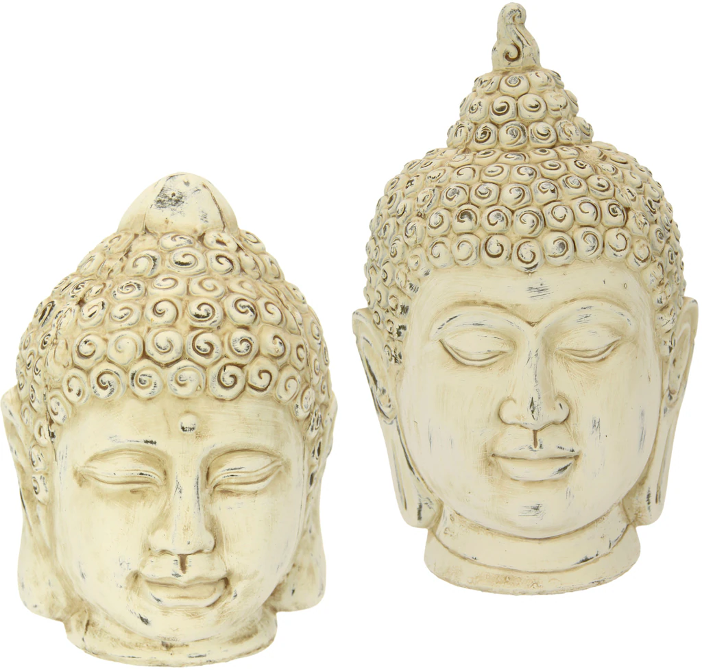I.GE.A. Dekofigur »Buddha-Kopf«, 2er Set günstig online kaufen