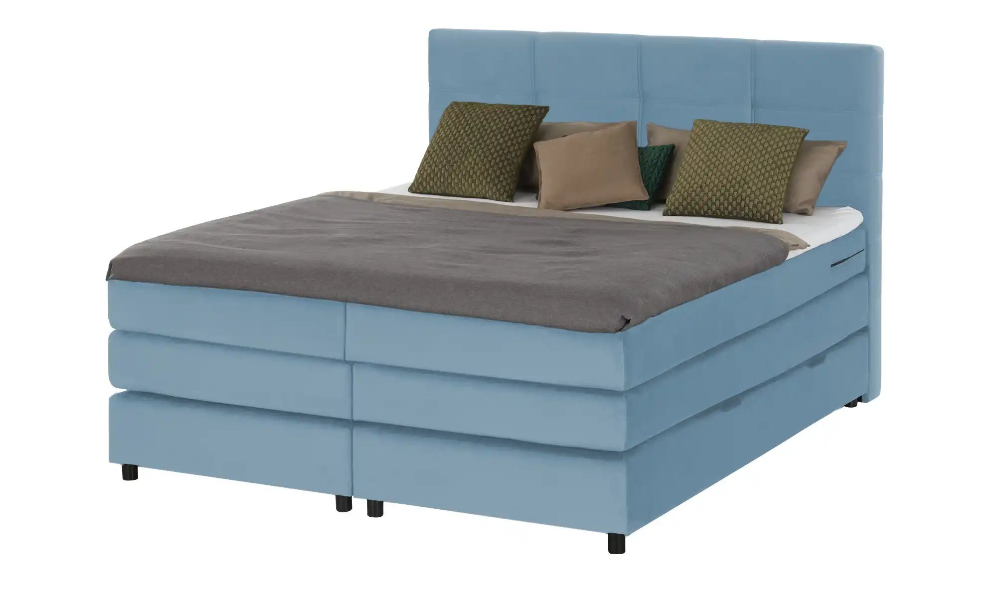 Boxspringbett  Wind ¦ blau ¦ Maße (cm): B: 160 H: 152 Betten > Komfortbette günstig online kaufen