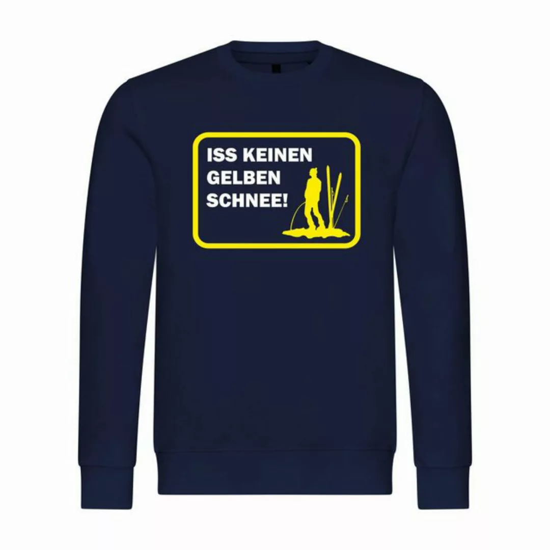 deinshirt Rundhalspullover Herren Pullover Iss keinen gelben Schnee Mit Pri günstig online kaufen