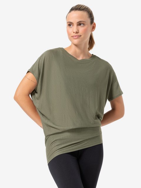 SUPER.NATURAL T-Shirt asymmetrisch geschnittenes W YOGA LOOSE TEE für Damen günstig online kaufen