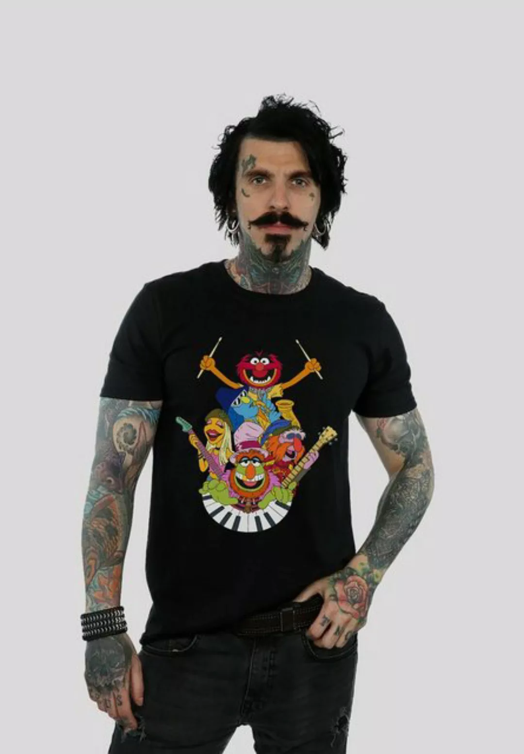 F4NT4STIC T-Shirt Disney Muppets Dr.Teeth and The Electric Mayhem Herren,Pr günstig online kaufen