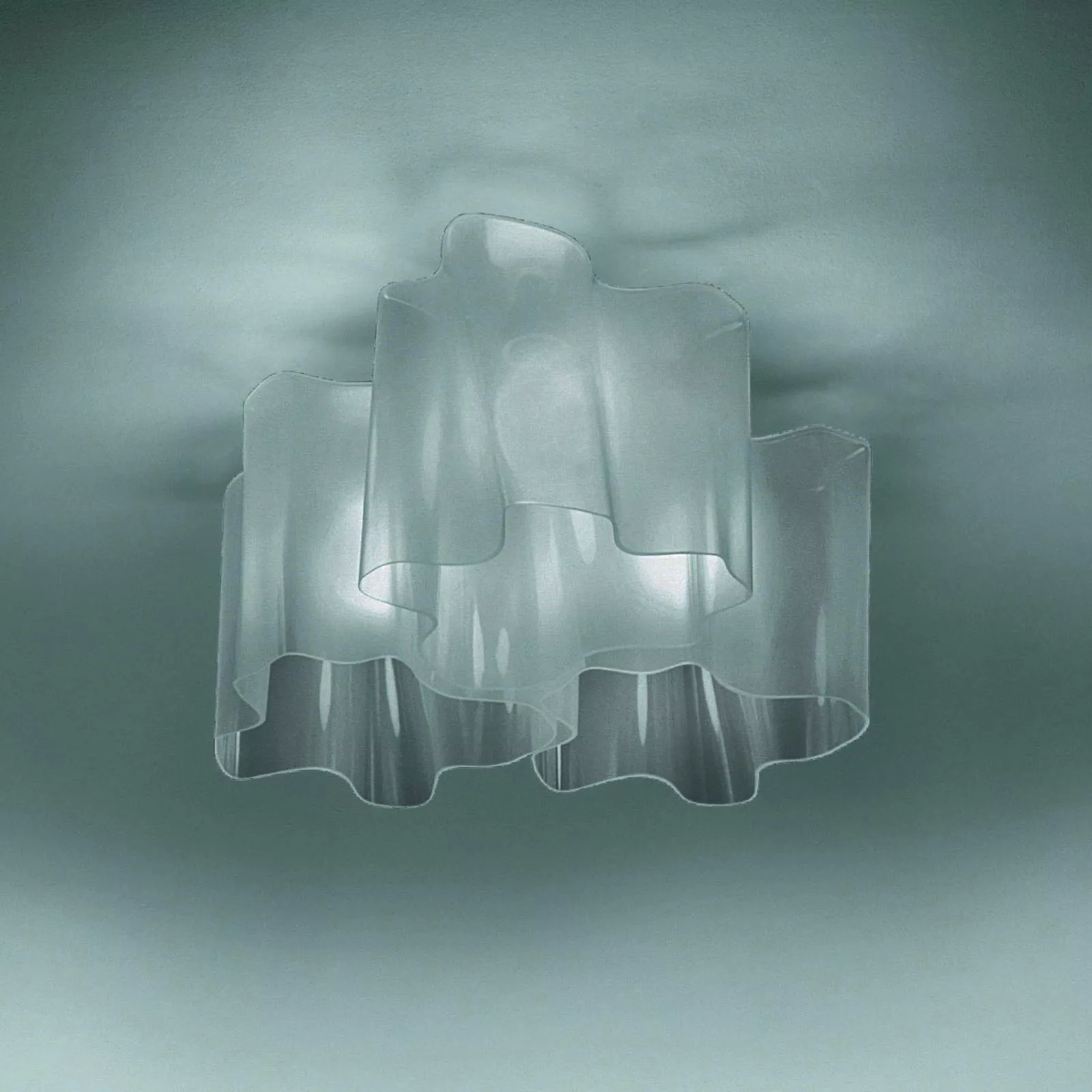Artemide Logico Deckenlampe 3fl 120° 66x66cm grau günstig online kaufen