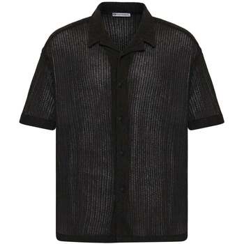 Dandalo  Hemdbluse Frans Oversize Lapel Collar Knit Short Sleeve Shirt günstig online kaufen
