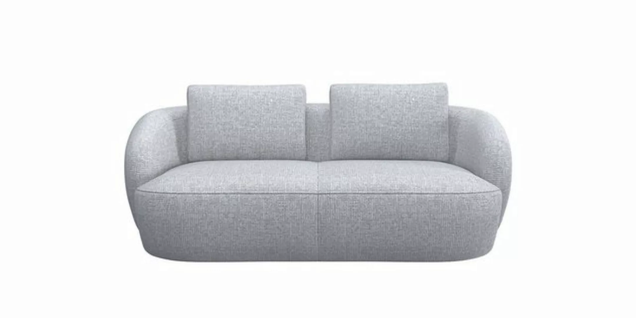 FLEXLUX 2,5-Sitzer Torino, rund, Couch, Loveseat, Modernes, organisches Sof günstig online kaufen