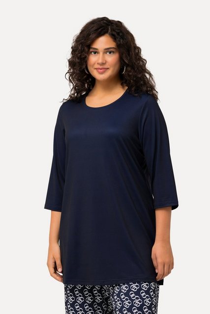 Ulla Popken Longshirt Longshirt Ringmuster Rundhals 3/4-Arm günstig online kaufen