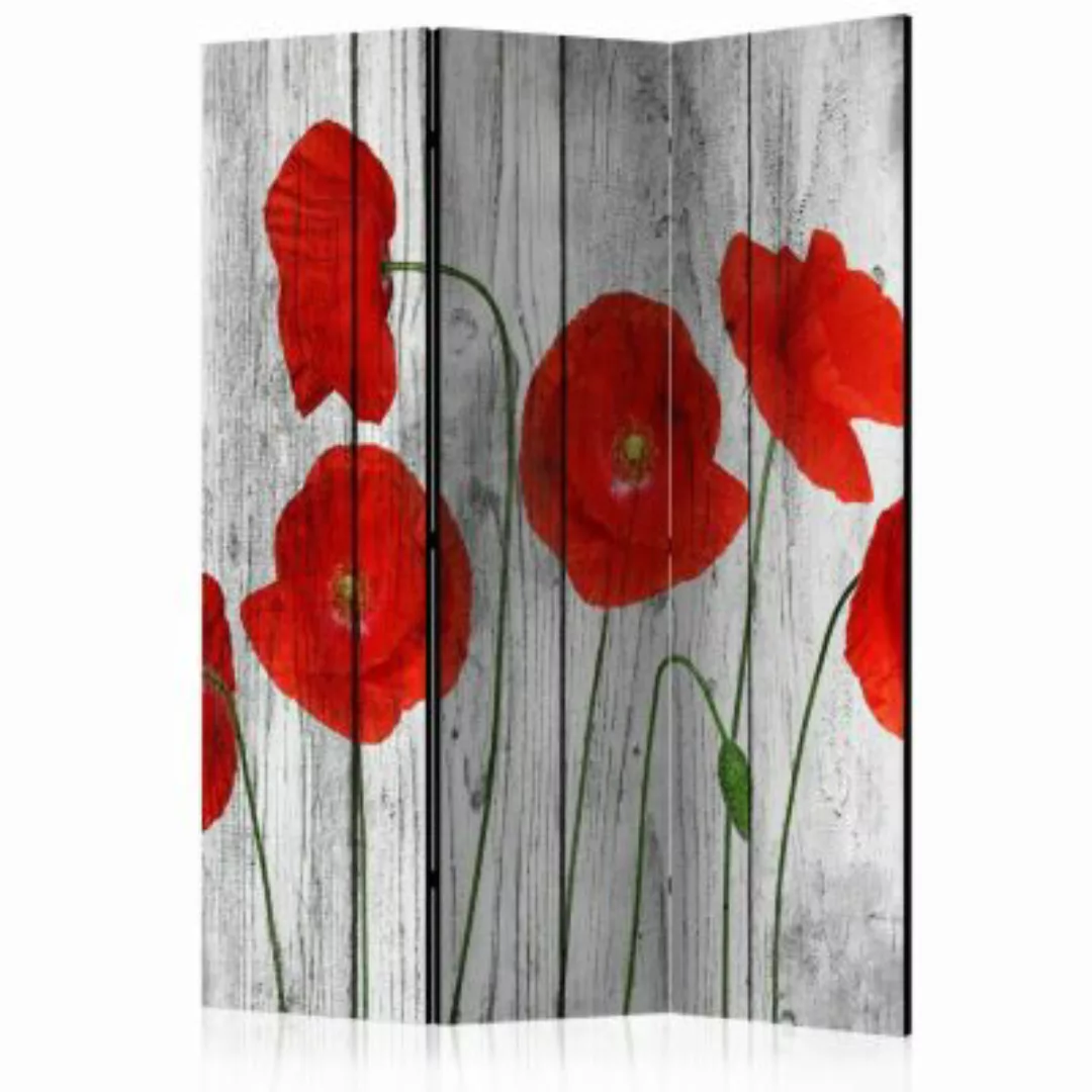 artgeist Paravent Tale of Red Poppies [Room Dividers] mehrfarbig Gr. 135 x günstig online kaufen