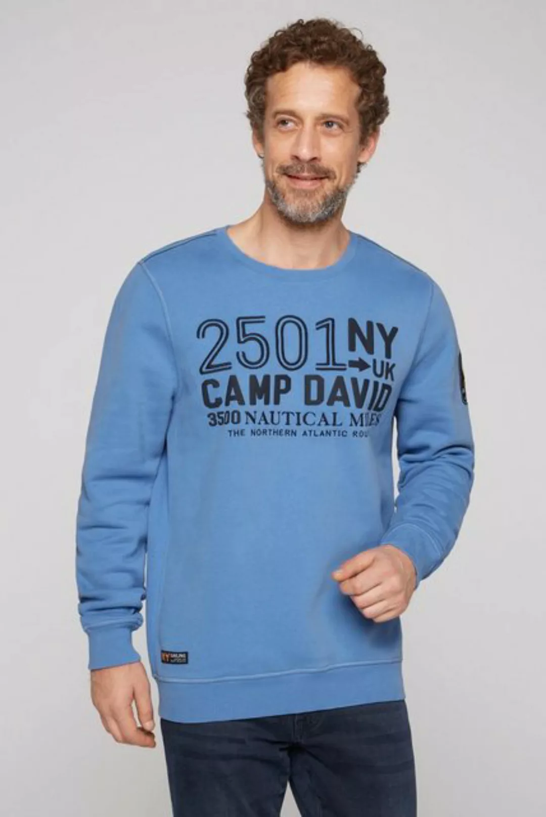 CAMP DAVID Sweater mit Baumwolle günstig online kaufen