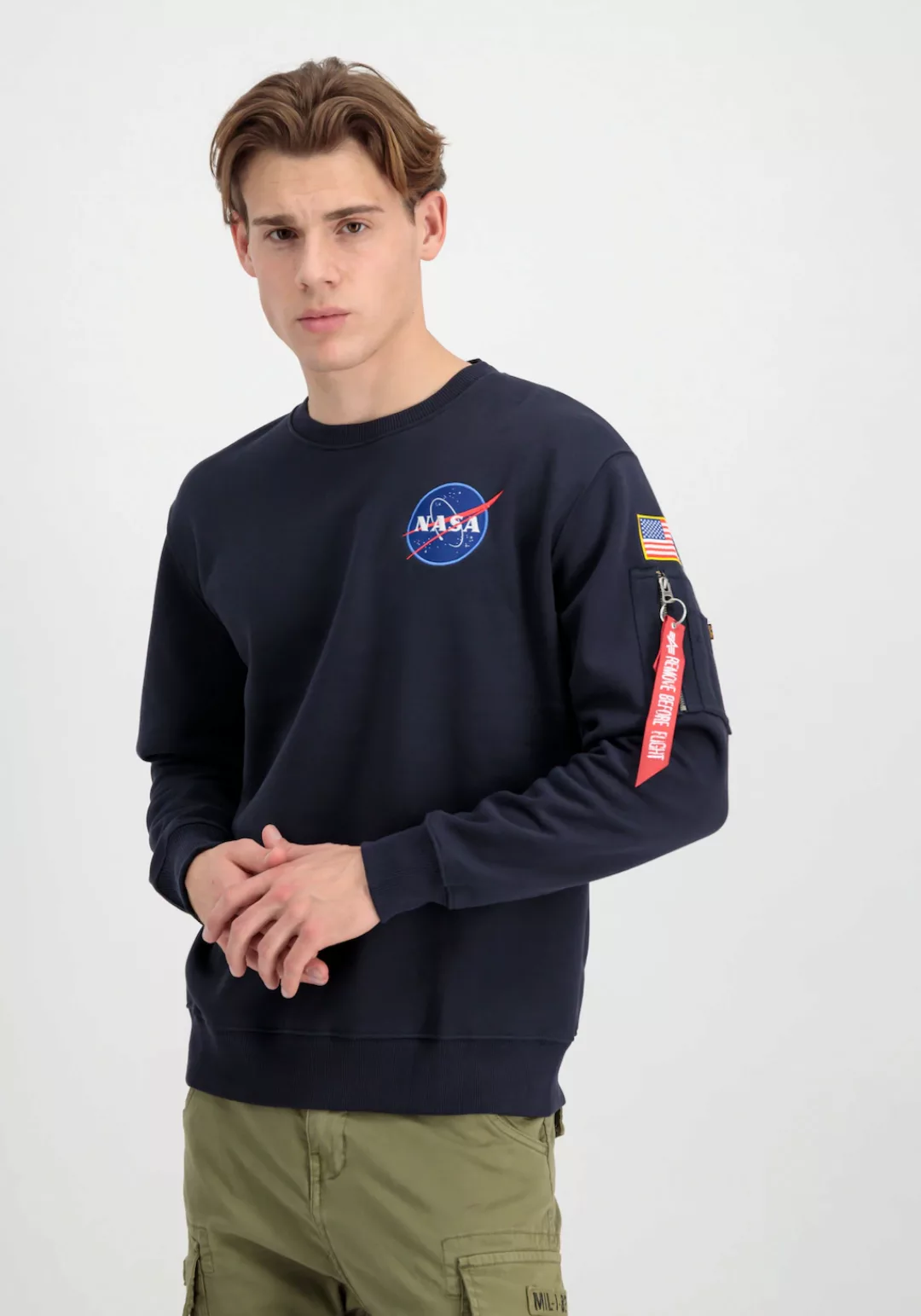 Alpha Industries Sweater "ALPHA INDUSTRIES Men - Sweatshirts Space Shuttle günstig online kaufen