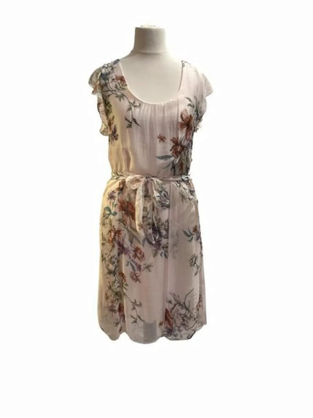 BZNA Sommerkleid Seidenkleid Sommer Herbst Kleid mit Blumen Muster günstig online kaufen