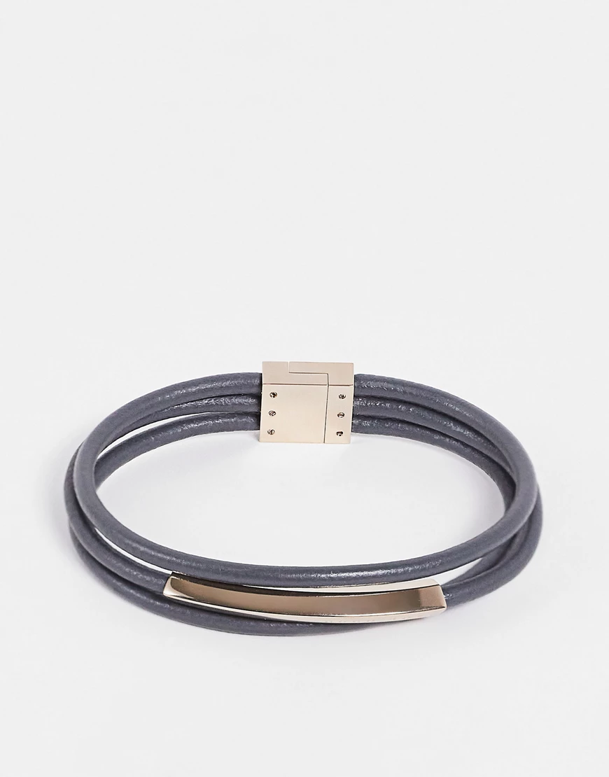 Hugo Boss – Insignia – Armband aus Metallmix-Bunt günstig online kaufen