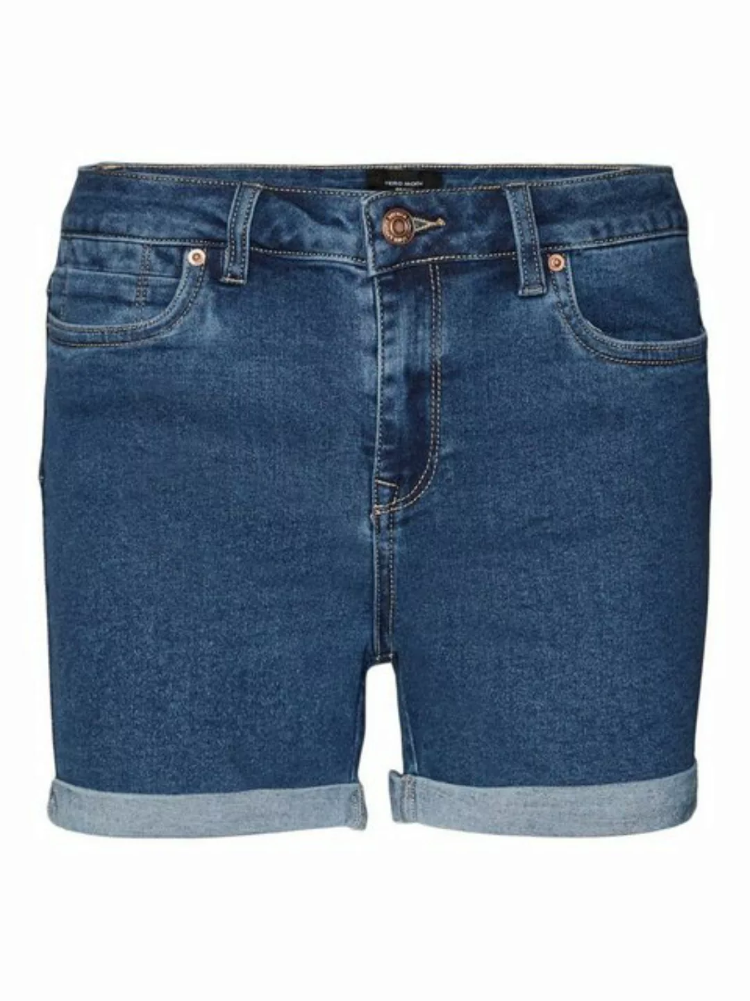 Vero Moda Damen Shorts VMLUNA Slim Fit Schwarz Blau günstig online kaufen