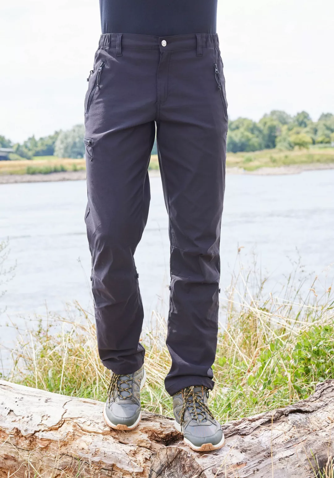 John Devin Trekkinghose, länge der Hose mit Knöpfen verstellbar günstig online kaufen