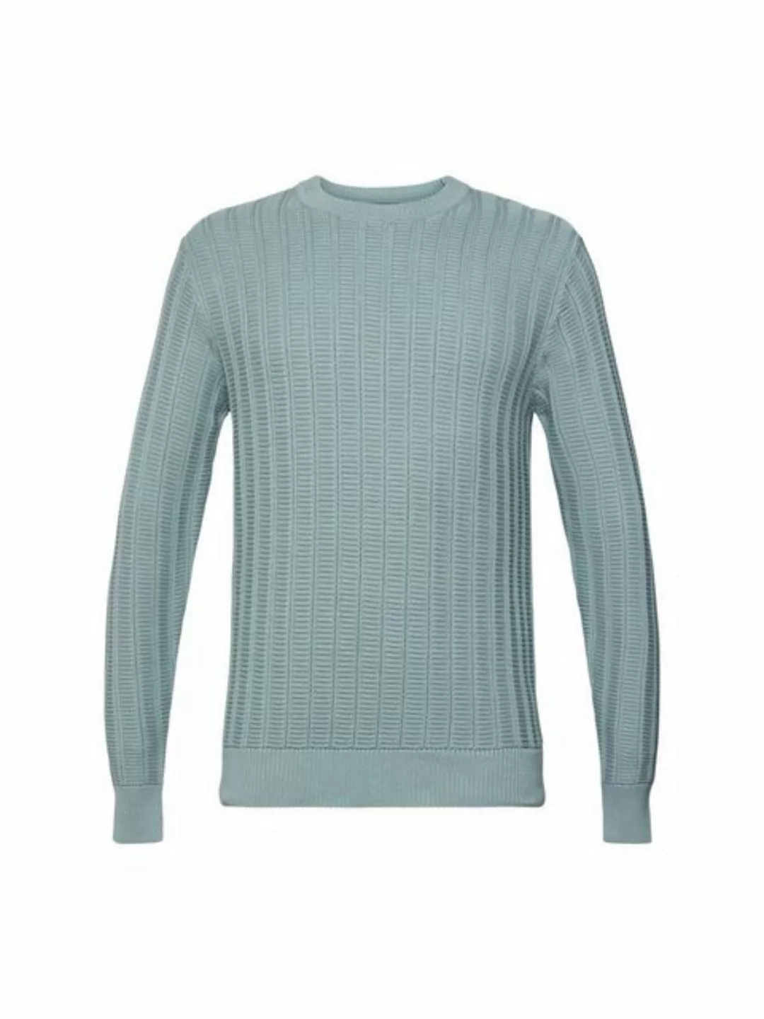 Esprit Collection Rundhalspullover Pullover aus Strukturstrick günstig online kaufen