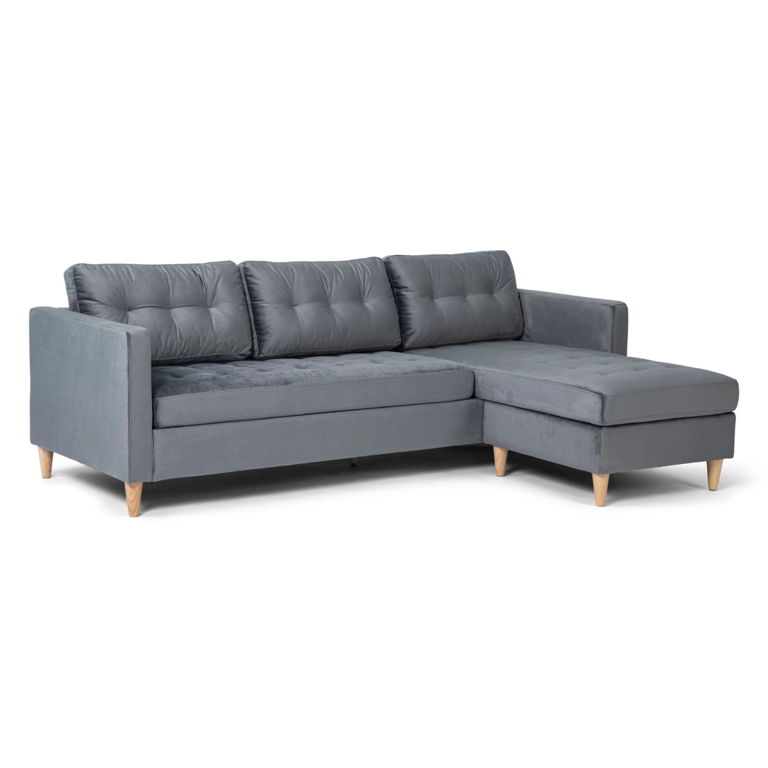 ebuy24 Marino Sofa BA3 Chaiselongue Rechts oder Links Gewendet in Velour Gr günstig online kaufen