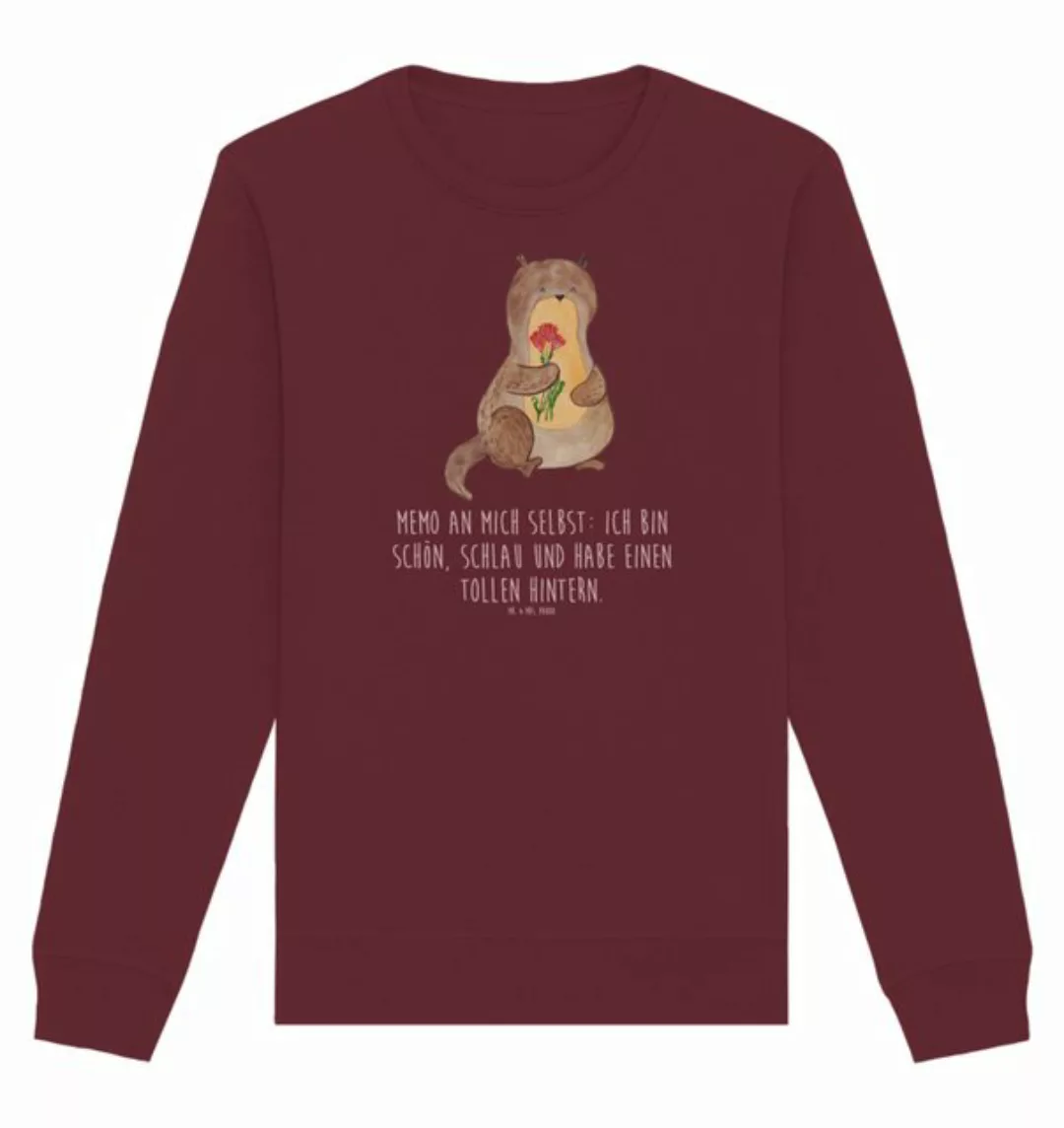 Mr. & Mrs. Panda Longpullover Größe M Otter Blumenstrauß - Burgundy - Gesch günstig online kaufen