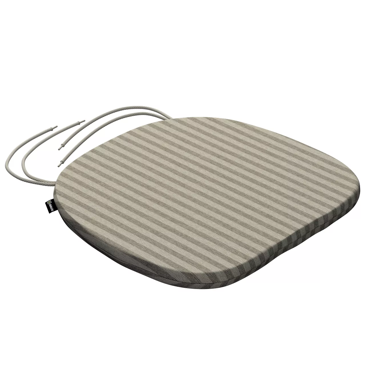 Stuhlkissen Marcus mit Bindeschnur, beige-braun, 40 x 37 x 2,5 cm, Outdoor günstig online kaufen