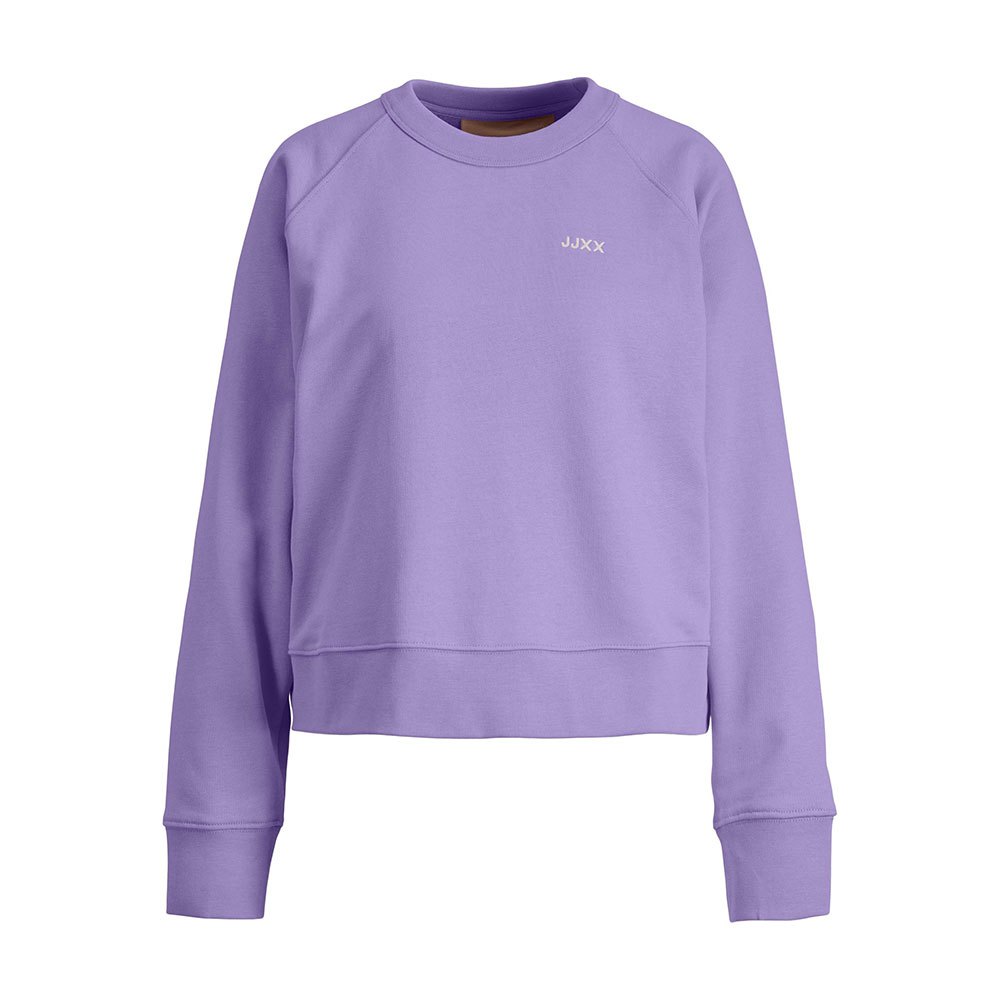 Jjxx Caitlyn Oversize Time Pullover L Violet Tulip / Detail Emb Snow White günstig online kaufen