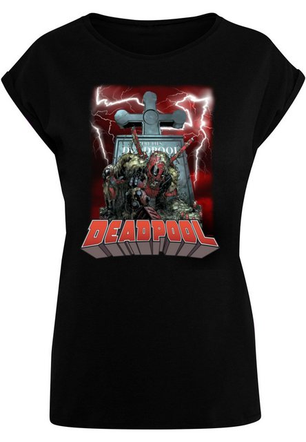 ABSOLUTE CULT T-Shirt ABSOLUTE CULT Damen Ladies Deadpool - Grave T-Shirt ( günstig online kaufen