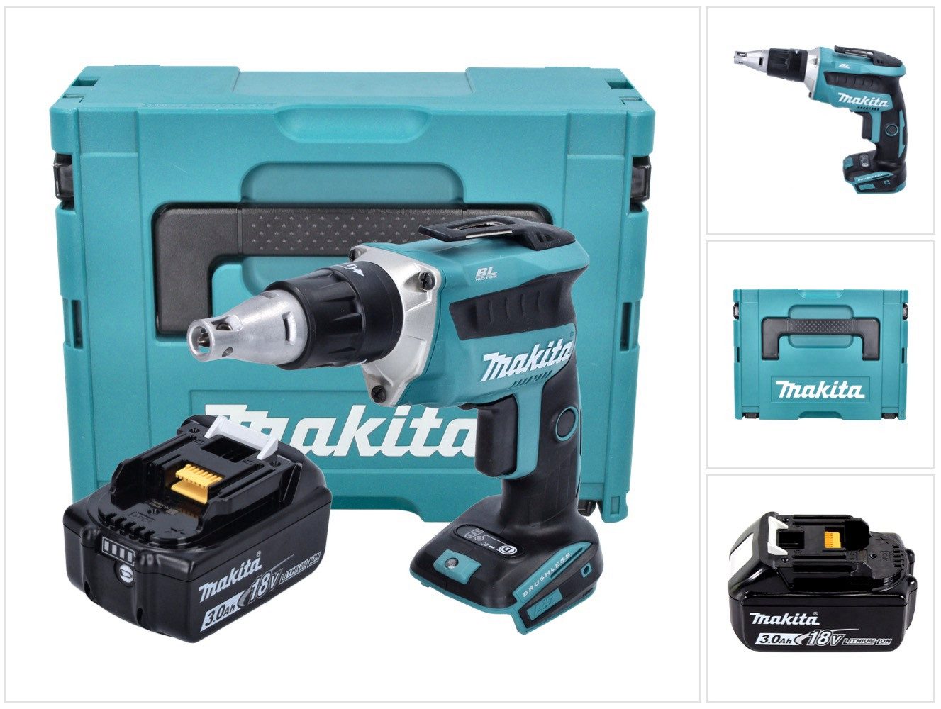 Makita Akku-Magazinschrauber DFS 452 F1J Akku günstig online kaufen
