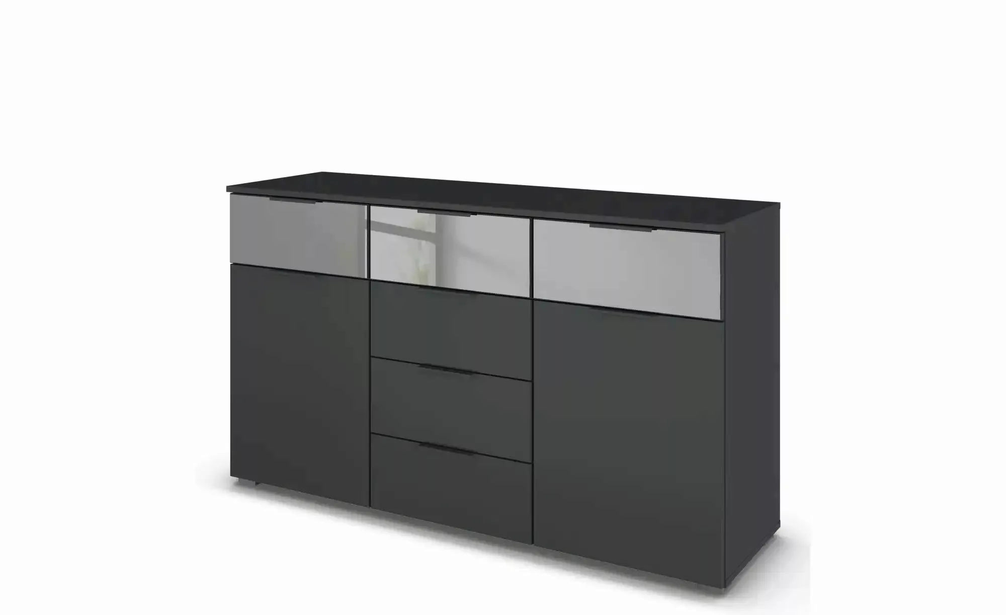 Sideboard   ¦ grau ¦ Maße (cm): B: 140 H: 81 Kommoden & Sideboards > Sidebo günstig online kaufen