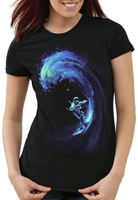 style3 T-Shirt Space Surfer milchstraße galaxie weltraum günstig online kaufen