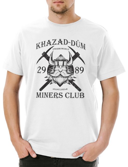 Urban Backwoods Print-Shirt Khazad-Dum Miners Club Herren T-Shirt Lord of H günstig online kaufen