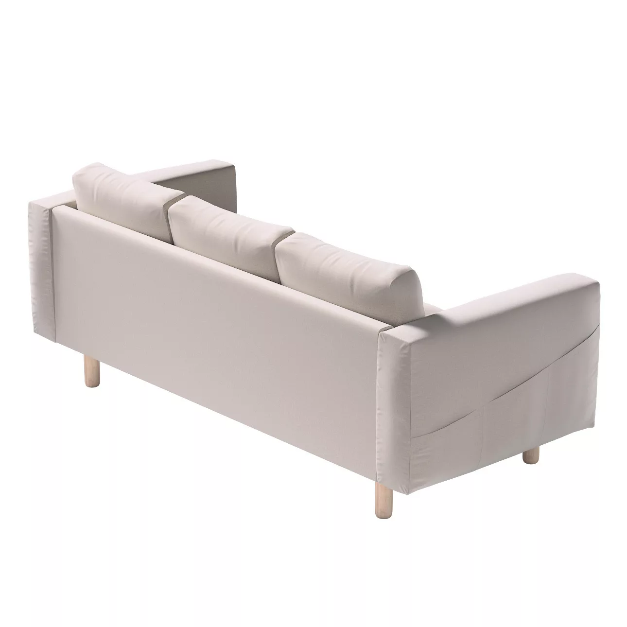 Bezug für Norsborg 3-Sitzer Sofa, beige, Norsborg 3-Sitzer Sofabezug, Ingri günstig online kaufen