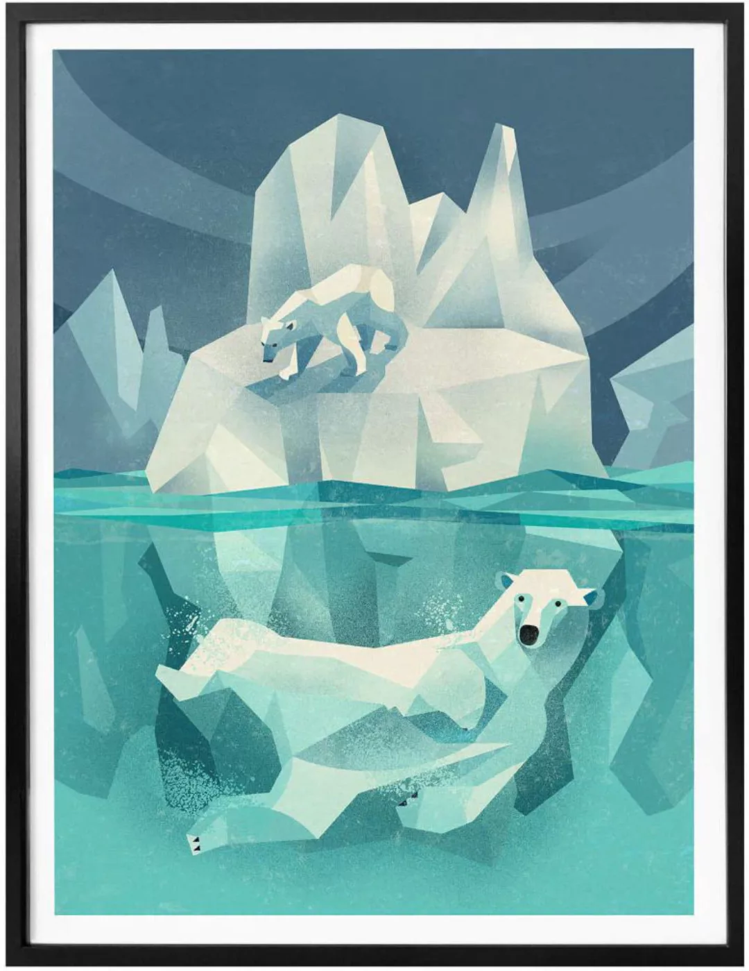Wall-Art Poster "Polar Bear", Tiere, (1 St.), Poster ohne Bilderrahmen günstig online kaufen