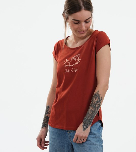 Shirt Asheville Chilly Chili Aus Bio-baumwolle günstig online kaufen