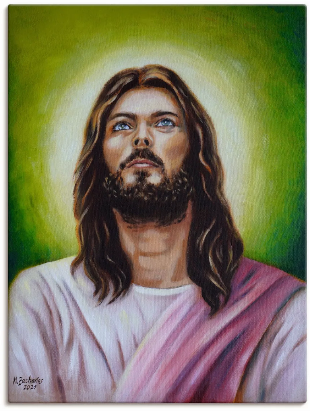 Artland Wandbild "Jesus Christus Porträt", Christliche Bilder, (1 St.) günstig online kaufen