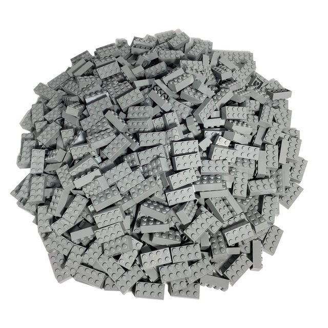 LEGO® Spielbausteine LEGO® 2x4 Steine Hochsteine Hellgrau - 3001 NEU! Menge günstig online kaufen